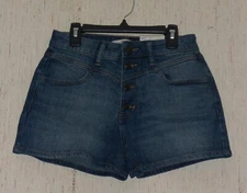 NWT WOMENS $34 So BRAND MEDIUM WASH DENIM CURVY MOM SHORT   SIZE 1 / 25