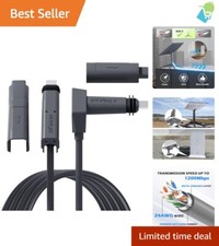 Waterproof Starlink Replacement Cable for Gen 2  Rectangular Satellite V2 - 10M