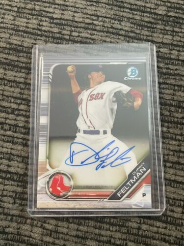 2019 Bowman Chrome Durbin Feltman Prospect Auto Autograph #CPA-DF Red Sox