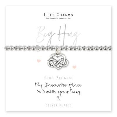 Life Charms Armband BIG HUG - My Favourite Place is Inside Your Hug - Geschenk verpackt