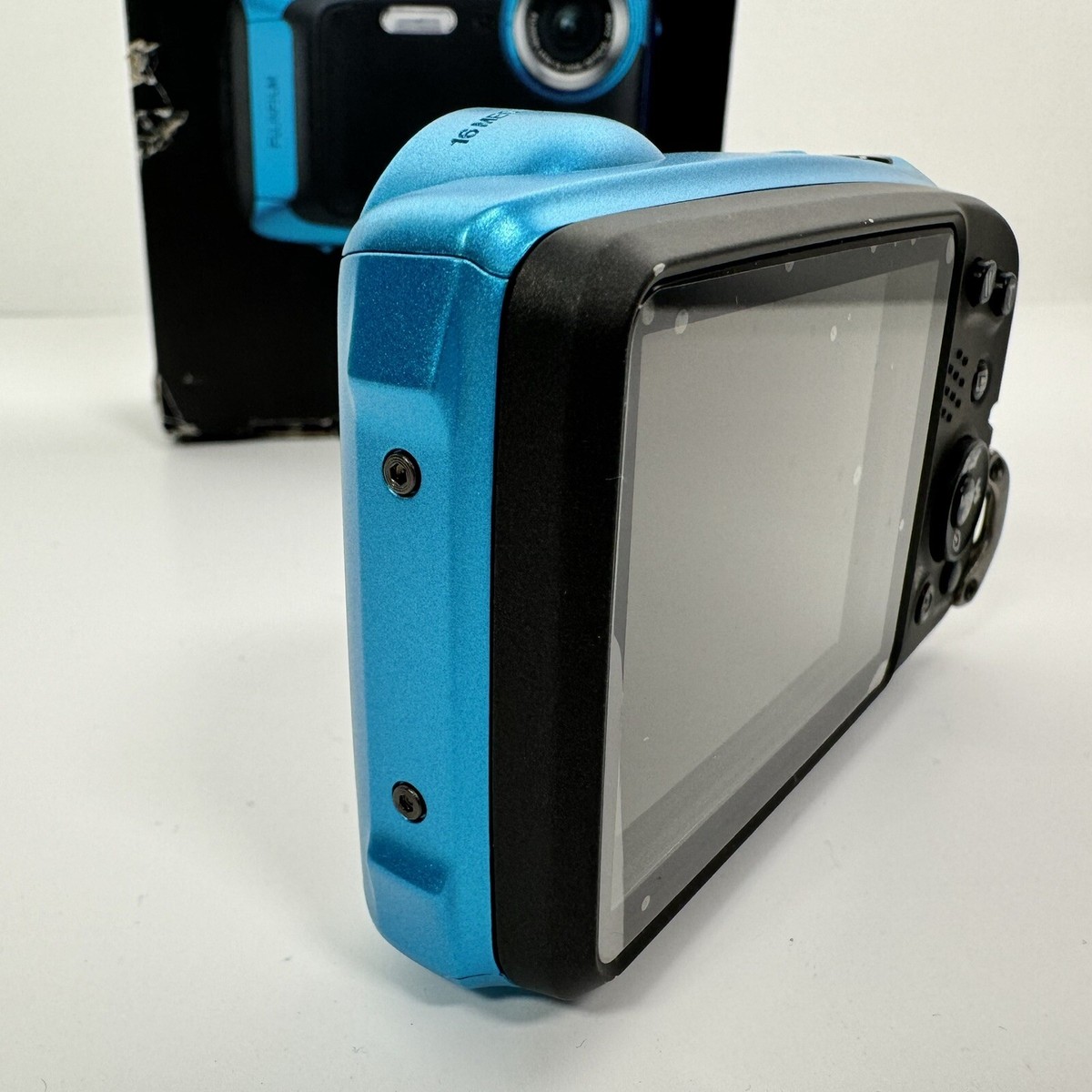 Fujifilm Digital Camera XP140 FX-XP140SB Sky Blue Waterproof Mint