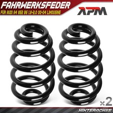 2x Federn Fahrwerksfeder Hinterachse für Audi A4 8E2 B6 1.8-2.0 00-04 Limousine