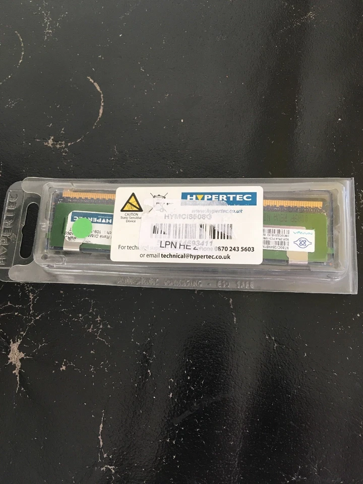 Hypertec HYMCI8508G 8GB Registered Dual Rk DIMM PC3-10600R  - Image 2 of 3