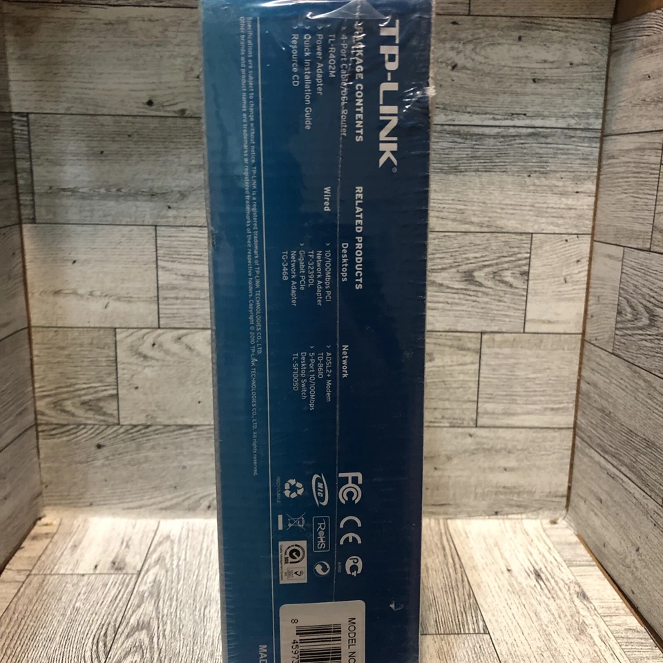 BRAND NEW TP-Link TL-R402M 4-Port 10/100 Wired Router - Image 4 of 4
