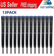 13Pcs Grips 3 Size Blue Golf Grips Wrap Golf Club Grips Anti-Slip Rubber 60R