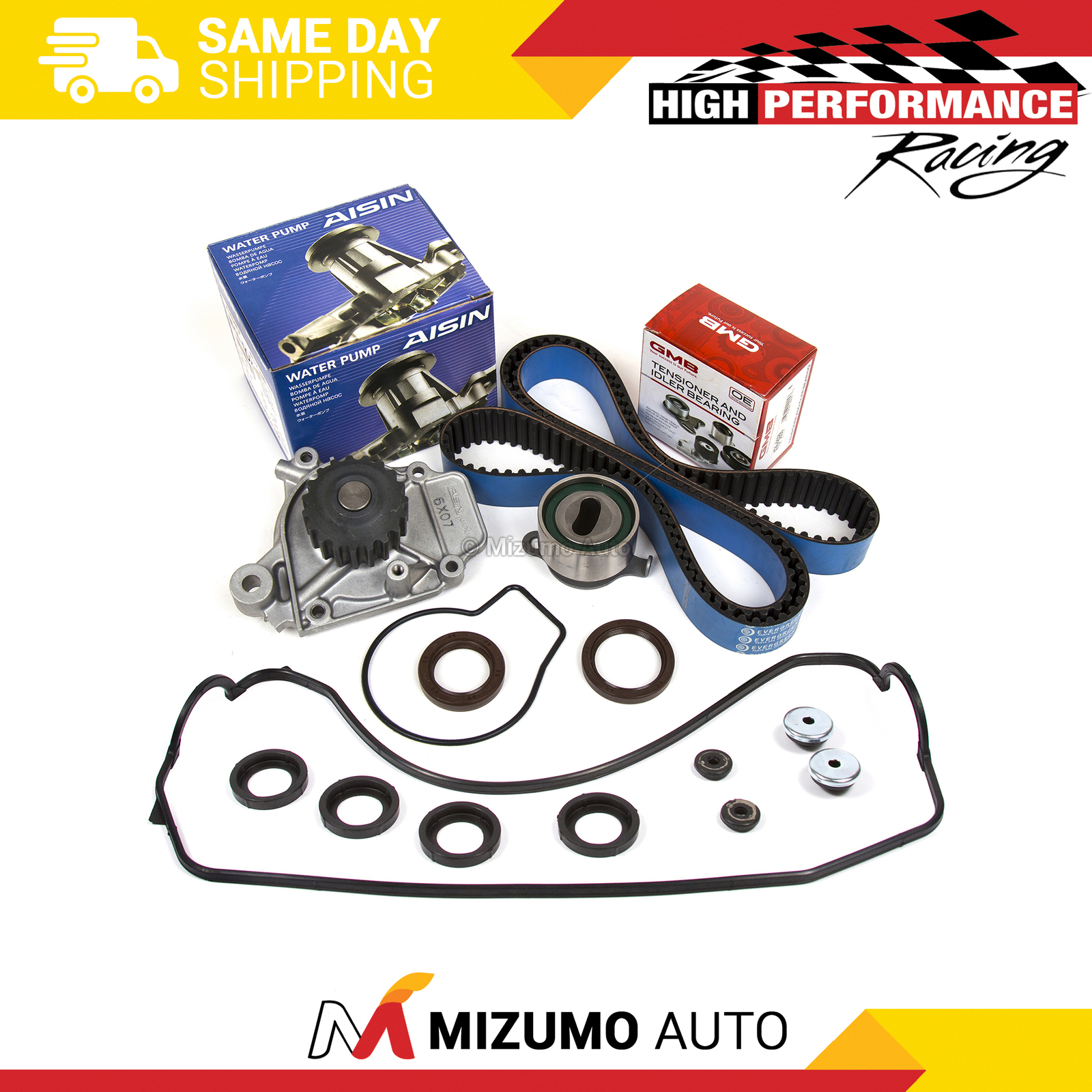 Timing Belt Kit Water Pump Valve Cover Fit 8895 Honda CRX Civic Del