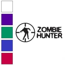 Zombie Hunter Crosshairs Vinyl Decal Sticker Multiple Colors Sizes 768