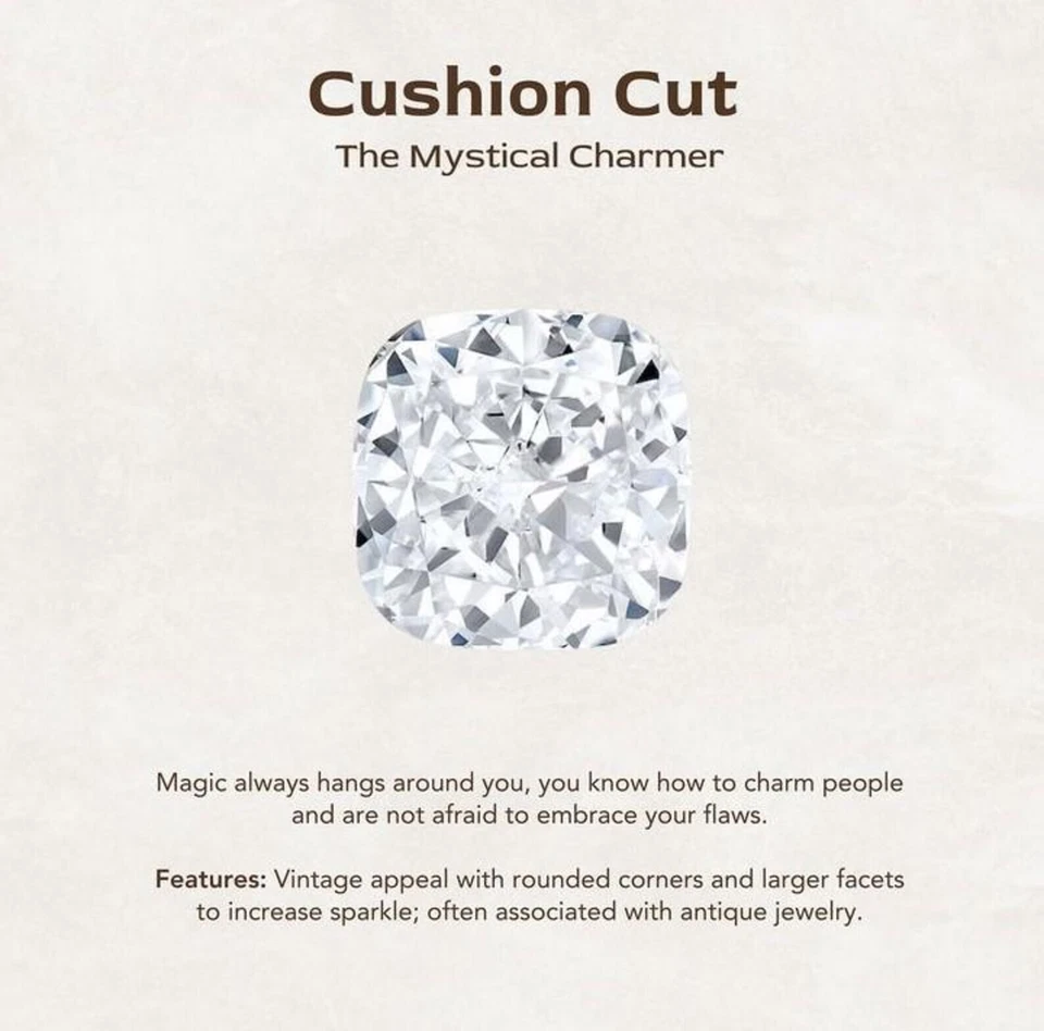 1.50 Ct Cushion E F Color VS1 Clarity Loose Non Certified Lab Grown CVD DIAMOND - Image 4 of 4