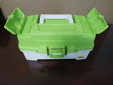Plano Synergy Tackle Box w/ Dual Top Access 6210 Lime Green/Grey 