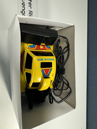 Radio Shack Yellow Wheelie Bug Car 1991 Original Box, Wire Control, Tested - Picture 6 of 14