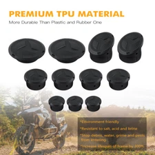 11x TPU Frame Hole Cover Cap Plugs Set For BMW R1250GS / ADV Adventure 2018-2023