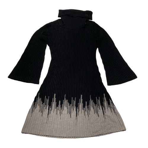 long black dress puff sleeves Long Black Formal Dress with Three-Quarter Sleeves Black / 6