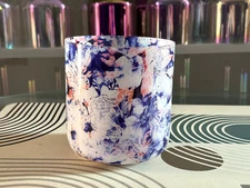 Sound Bowl Flower Design F Heart Chakra Quartz Crystal Singing Bowl 6"+case