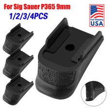Grip Extension For Sig Sauer P365 9mm  .380 Pinky Extender 10rd Magazines Black
