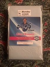 My Pillow Giza Dreams Queen Pillowcase Set (2) 21"x34", Light Blue, NEW