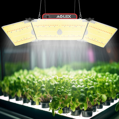 AGLEX 4000W LED Grow Light 5×6FT Coverage Switch Full Spectrum Grow Lamp