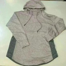 Serene Tangerine color Block Hoodie Size Medium