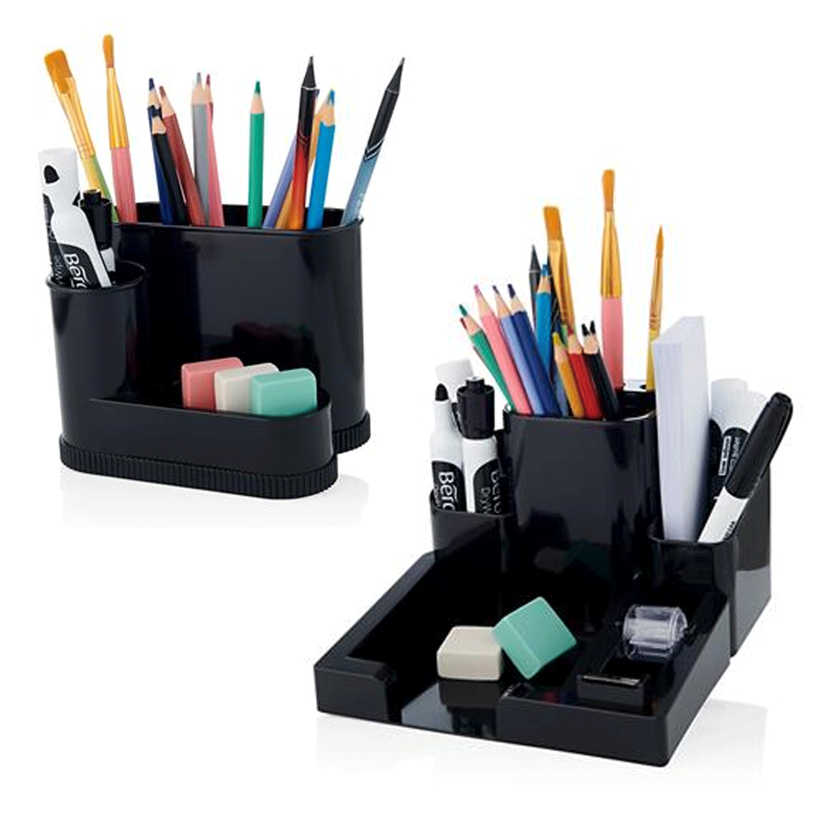 Desk Tidy Organiser with Tape Dispenser Pen Holder Office Worktop Multi