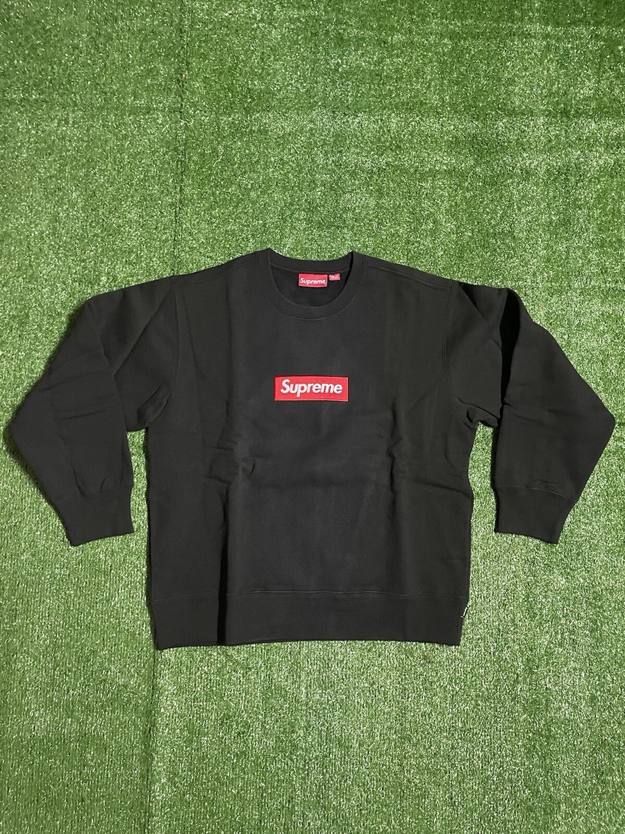 Supreme Box Logo Crewneck Black FW22 Authentic (Free Supreme Box Logo Crewneck Black FW22 Authentic (Free