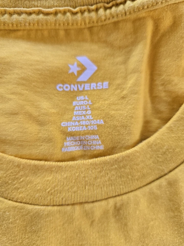 Converse T-shirt Logo Größe L Exzellenter Zustand - Bild 3 von 4