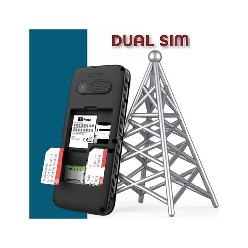 TTfone TT150 Blue Dual SIM Mobile with Vodafone Pay As You Go - Picture 2 of 8
