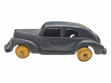 Vintage All Original 1930 s Hubley Toys 2272 Blue Cast Iron Sedan Car