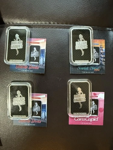 4x bullion baddies 1 oz silver bar