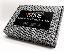 Complete Chainmail Kit - 20 Weave Tutorial Book, 23,000 Rings Over 4 Pounds , C