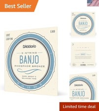 Authentic Sound EJ69 Banjo Strings - Light Gauge 9-20, Phosphor Bronze Set