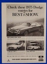 1975 Dodge Dart Charger Camper Special Original Chrysler Classic Print Ad 1975 Dodge Dart Charger Camper Special Original Chrysler Classic Print Ad