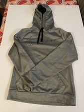 Nike Dri-fit Men's Gray Fleece Pullover Hoodie Size Small