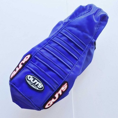 Guts Racing Staple Sitzbezug - Yamaha PW50 03-26 (blau/blaue Rippen)