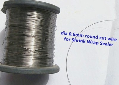 2M dia 0.6mm round cut wire   Kit for Shrink Wrap Sealer+10pcs eyelets #qo