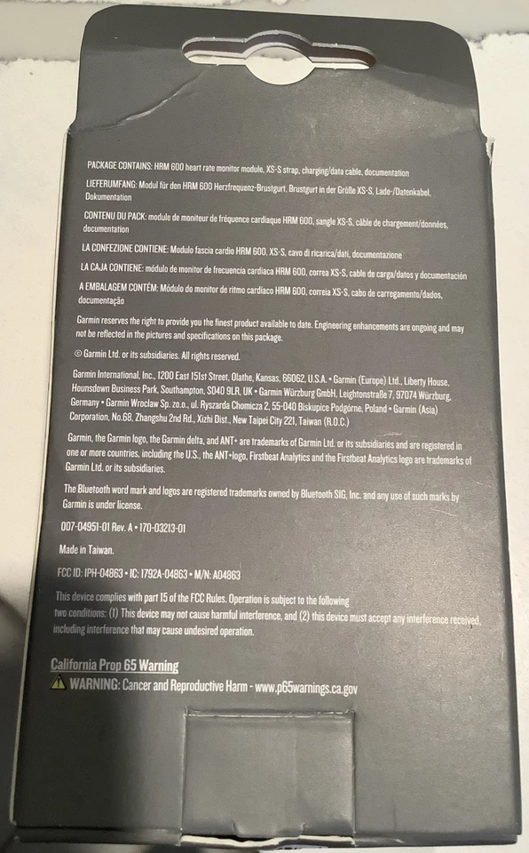 Garmin HRM 600 Premium Heart Rate Monitor XS–S Strap w/ Running Dynamics, New - Image 2 of 4