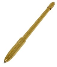 LOUIS VUITTON Stylo Agenda GM Ballpoint Pen N75003 Gold Brass Auth From Japan