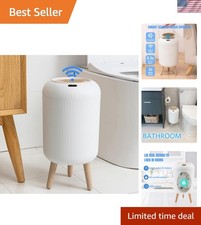 Motion Sensor Trash Can with Lid, 3 Gallon / 11 L Automatic Bathroom Trash Ca...