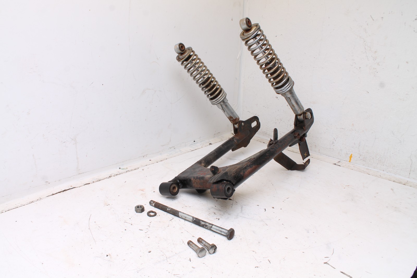 1973 Yamaha LTMX Motorcycle Rear Back Swingarm Swing Arm and Shocks Springs