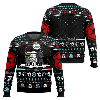 Star Wars Boba Its Cold Outside Ugly Christmas Sweater