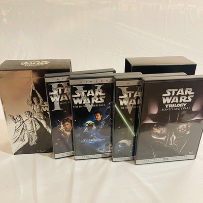 Star Wars Original Trilogy DVD 2004 4 Disc Full Screen Collection