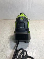 Zebra LI3678 Handheld Barcode Scanner. With charging cradle. Missing Battery.