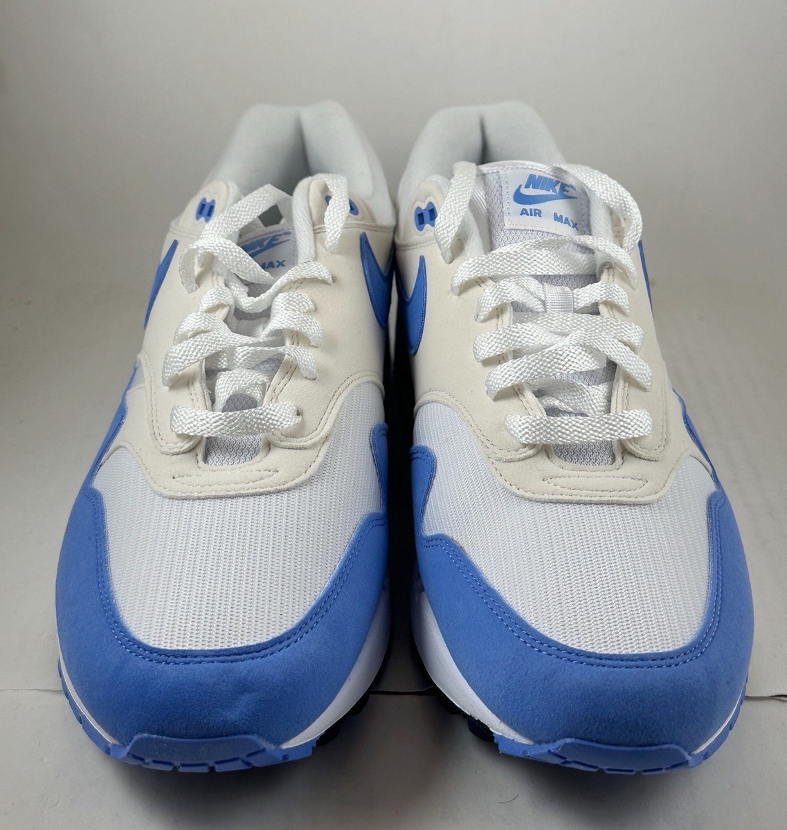 Nike Air Max 1 White University Blue DZ2628-113 Women's Size 14.5