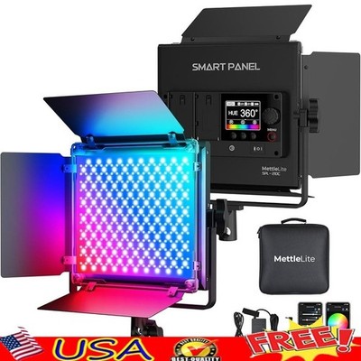 RGB Video Light W/ Adjustable Color Temperature 10 Effects Wireless Control New