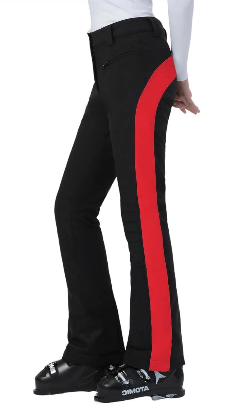 $129 Gsou Snow Pants Women Beige Regular Fit Ski Insulated Elastic Ankle XL