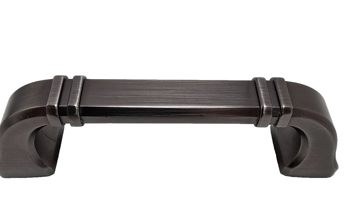 Hardware Resources Cabinet Pulls Ella Design Brushed Pewter 96mm Center 12 Pack