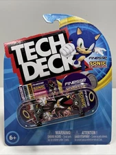 Tech Deck Sonic The Hedgehog Shadow Fingerboard Skateboard New