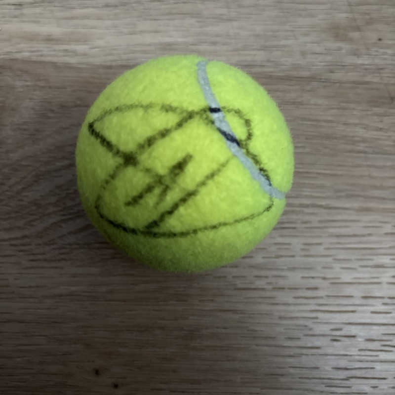 NOVAK DJOKOVIC SIGNED Wilson Tennis Ball
