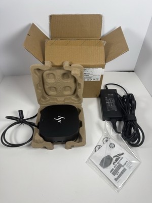 HP USB-C G5 Essential Dock  -  Docking Station Black 72C71AA#ABA  NEW OPEN BOX 2