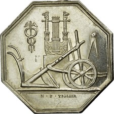 Frankreich, Token, Agriculture and Horticulture, VZ, Silber