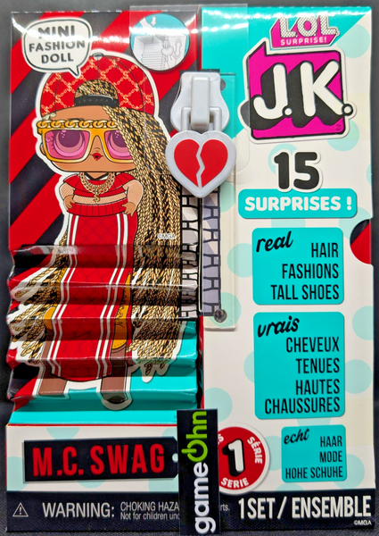 L.O.L. Surprise J.K. Doll - M.C. Swag 15 ÜBerraschungen Sammlerpuppe *Neu&Ovp*-image