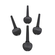 Pack Of 4 Ebony Cello Tuning Pegs Keys For 3/4 4/4 Cello